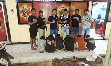 Kerja-Nyata,-Senyap,-Tepat-dan-Cepat,-Satreskrim-Polres-Sikka-Ungkap-Kasus-Pencurian-Komponen-Alat-Berat,-Enam-ABH-Diamankan