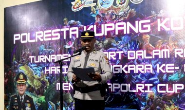 Sambut-Hari-Bhayangkara-ke-80,-Turnamen-E-Sport-Polresta-Kupang-Kota-Cup-Resmi-Bergulir,-26-Tim-Bertarung-Perebutkan-Gelar-Juara