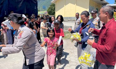 Polres-Manggarai-Hadirkan-Keceriaan-di-Tengah-Trauma,-Puluhan-Anak-Penyintas-Gempa-Ikuti-Trauma-Healing