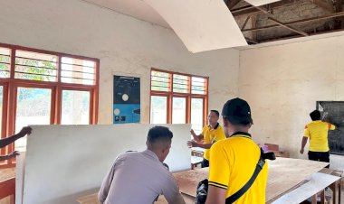 Bukan-Sekadar-Bersihkan-Puing,-Polisi-Pulihkan-Harapan-Anak-Anak-SDN-Ledang-Pascagempa