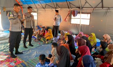 Pulihkan-Trauma-Penyintas-Gempa,-Polres-Manggarai-Gelar-Trauma-Healing-di-Posko-Pengungsian