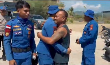 Usai-Tuntaskan-Operasi-Aman-Nusa-II-di-Reo-Manggarai,-Personel-Polairud-Polda-NTT-Kembali-ke-Kupang