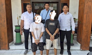 Polsek-Maulafa-Limpahkan-Dua-Tersangka-Pencurian-Anjing-ke-Kejari-Kota-Kupang