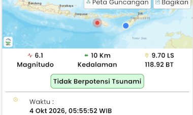 Pasca-Gempa-M6,1-di-Sumba-Barat-Daya,-Polda-NTT-Minta-Masyarakat-Tak-Panik-dan-Cermati-Informasi-Resmi