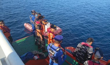 Dirpolairud-Polda-NTT-Apresiasi-Sinergi-Tim-SAR,-Tiga-Penyelam-Hilang-di-Pangabatang-Ditemukan-Selamat
