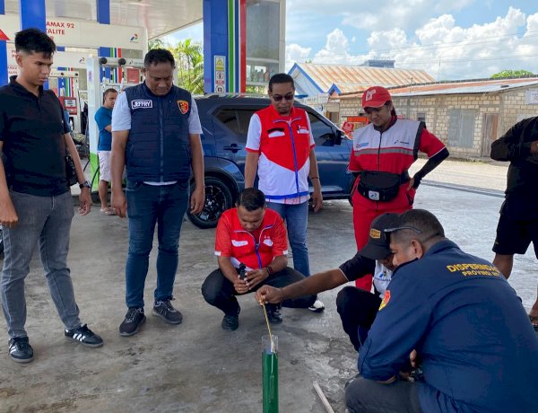 Polda NTT Lakukan Pengawasan dan Pengukuran Kualitas BBM di 8 SPBU Kota Kupang, Pastikan Takaran dan Mutu Sesuai Standar