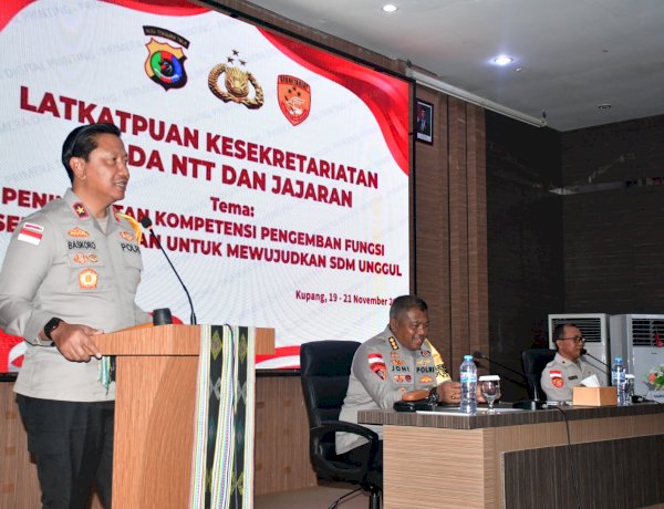 Wakapolda NTT Buka Latkatpuan Kesekretariatan 2025, Dorong Modernisasi Administrasi dan Digitalisasi Layanan Polri