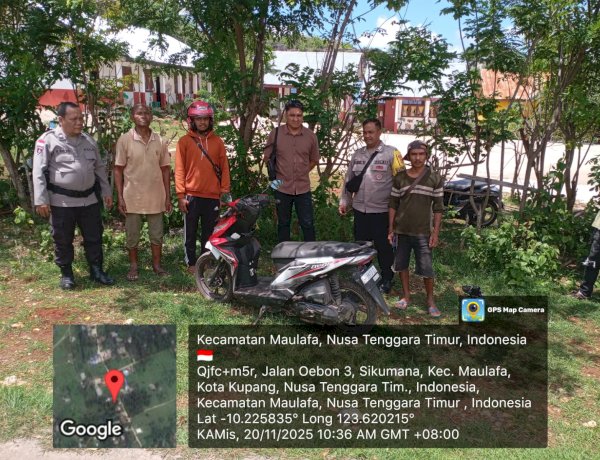 Respon Cepat, Polisi Temukan Motor Warga yang Diduga Dirampas di Sikumana