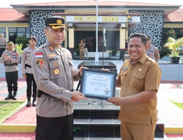 Polres Ende Raih Penghargaan Panitia ETMC 2025 atas Pengamanan Sukses dan Kondusif