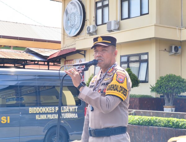 Operasi Lilin Turangga 2025 Digelar, Ratusan Personel Jaga Keamanan Natal dan Tahun Baru di Kota Kupang