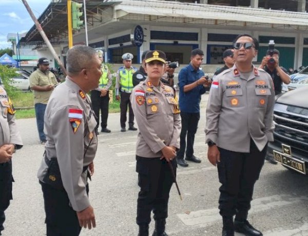 Wakapolda NTT Tinjau Pos Terpadu Operasi Lilin di TTU, Pengamanan Nataru Berbasis Analisis Kerawanan