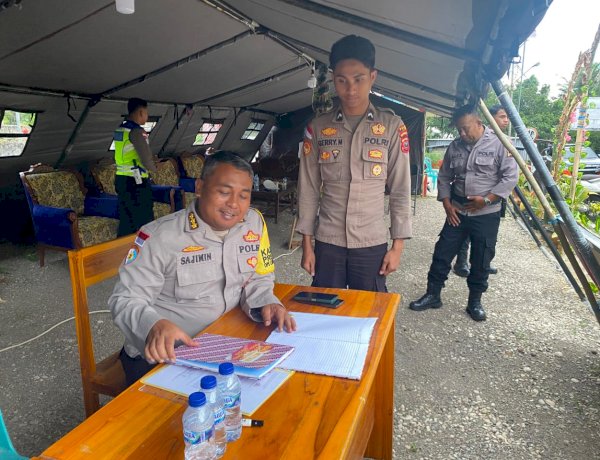 Kasatgas Preventif Supervisi Operasi Lilin Turangga 2025 di Polres TTS, Pastikan Kesiapan Pengamanan Nataru