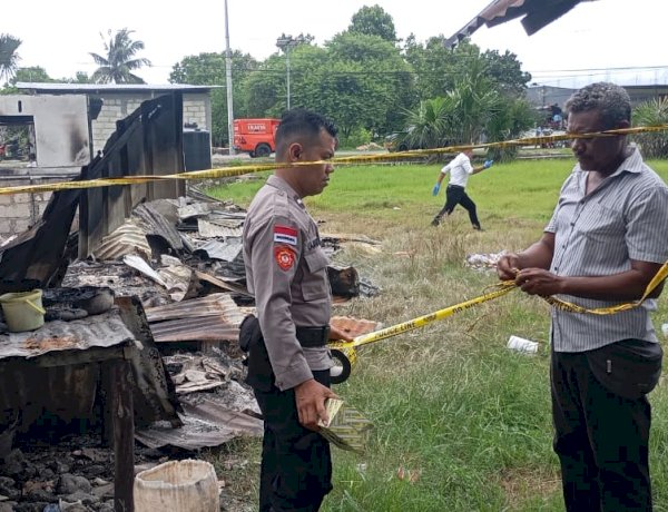 Polres Kupang Polda NTT Tangani Kebakaran Rumah Warga di Naibonat, Kerugian Capai Rp200 Juta
