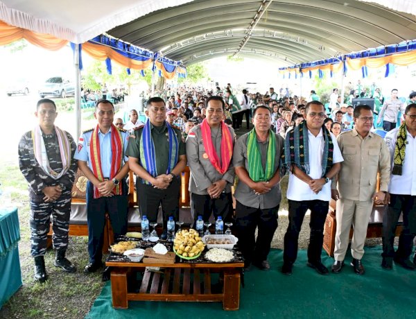 Kapolda NTT Hadiri Panen Raya dan Pengumuman Swasembada Pangan Presiden RI