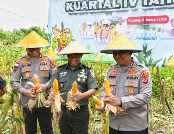 Produksi Jagung Polda NTT Tembus Puluhan Ribu Ton Sepanjang 2025