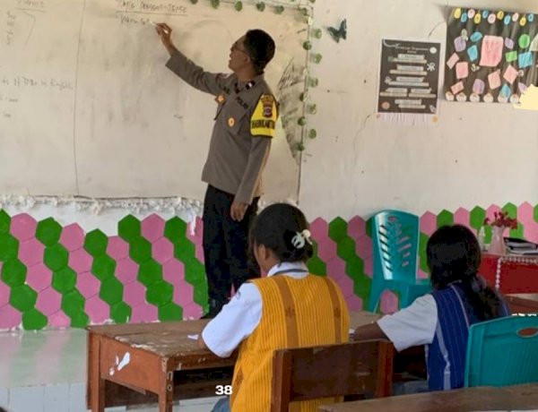 Kapolda NTT Apresiasi Peran Ganda Aipda Bernadus, Polisi Sekaligus Pendidik Generasi Muda