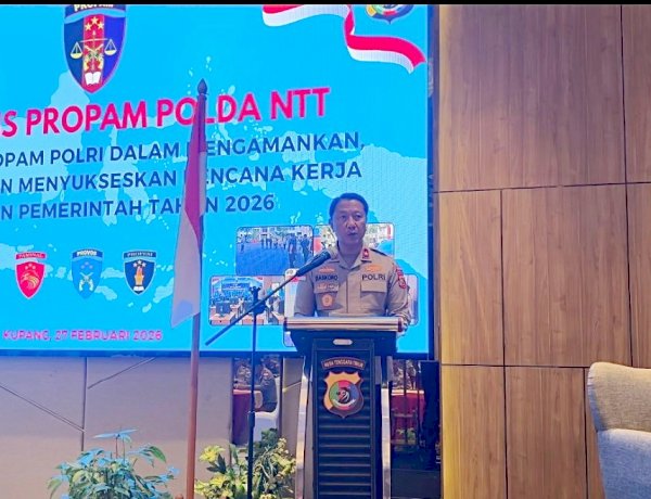 Wakapolda NTT Buka Rakernis Propam 2026, Tegaskan Penguatan Integritas