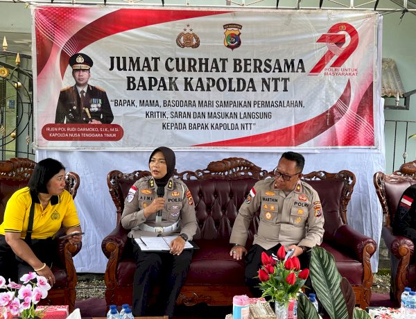 Jumat Curhat di Oepura, Polda NTT Perkuat Komunikasi dan Respons Aspirasi Warga