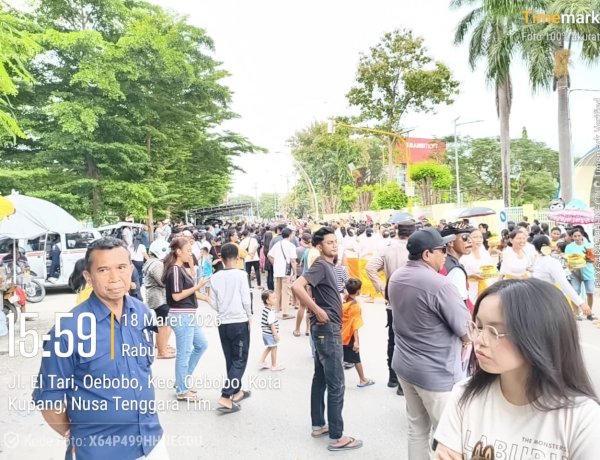 Ops Ketupat Turangga 2026, Polda NTT Amankan Pawai Ogoh-Ogoh Nyepi di Kota Kupang