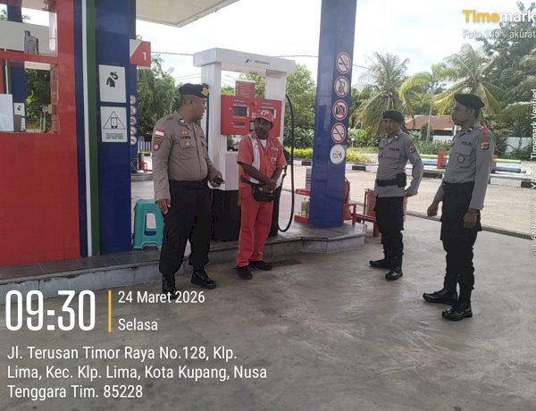 Ops Ketupat Turangga 2026: Subsatgas Pam Obvit Polda NTT Intensifkan Patroli, Objek Vital