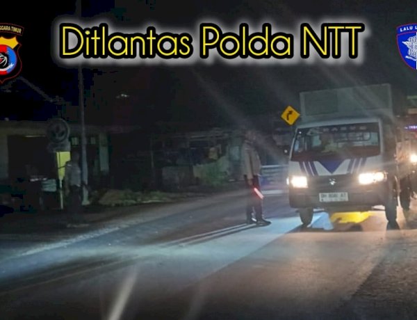 Dirlantas Polda NTT Pastikan Arus Tetap Lancar, Jalur Alternatif di Jembatan Amblas Naibonat Resmi Dibuka