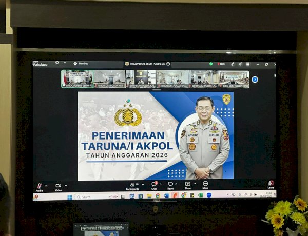 Polda NTT Ikuti Zoom Meeting Persiapan Penerimaan Taruna/Taruni Akpol T.A. 2026, Tekankan Transparansi dan Kepercayaan Publik