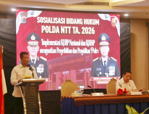 Polda NTT Gelar Sosialisasi KUHP Nasional dan KUHAP, Perkuat Kualitas Penyelidikan dan Penyidikan