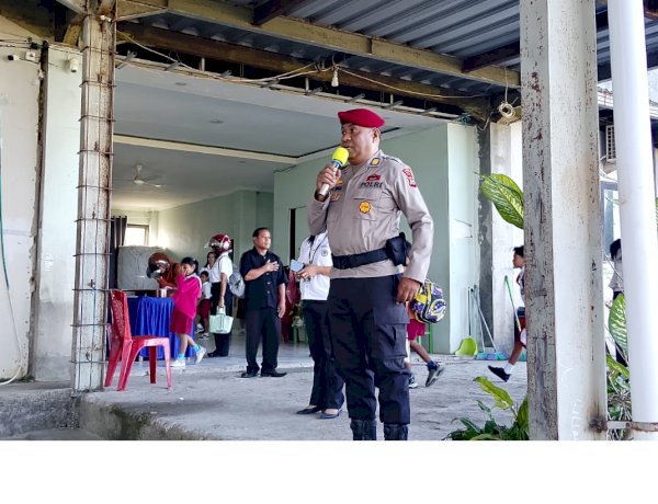 AKP Yohanes Balla Jadi Irup di SMP Kristen Generasi Unggul Kupang, Tekankan Bahaya Perdagangan Orang