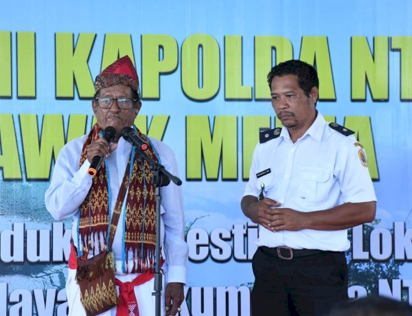 Tetua adat dan Kades Bolok apresiasi Kapolda NTT atas kepedulian pengembangan wisata lokal Gua Kristal