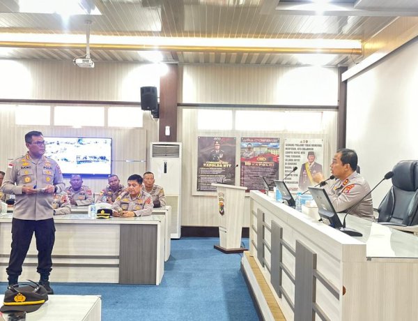 Kapolresta Kupang Kota Paparkan Inovasi Patroli Digital dan Pengawasan Terintegrasi di Hadapan Kapolda NTT