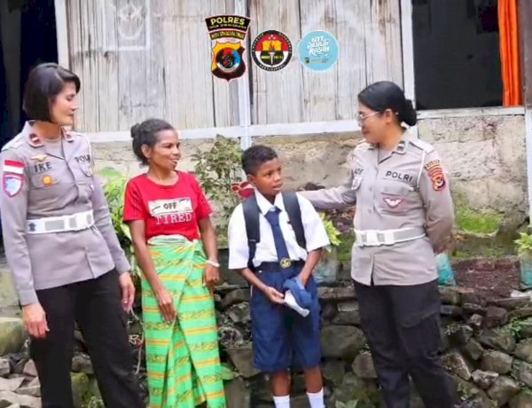 Kapolda NTT Ulurkan Kepedulian untuk Otni, Siswa SD di Mollo Utara yang Viral karena Sisihkan Daging untuk Ayah