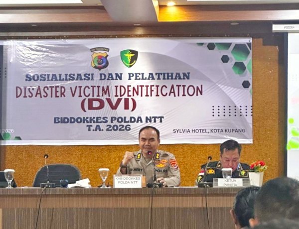 Kabiddokkes Polda NTT Buka Sosialisasi DVI dan Yankestu 2026, Perkuat Kesiapsiagaan Kemanusiaan dan Pelayanan Kesehatan Presisi