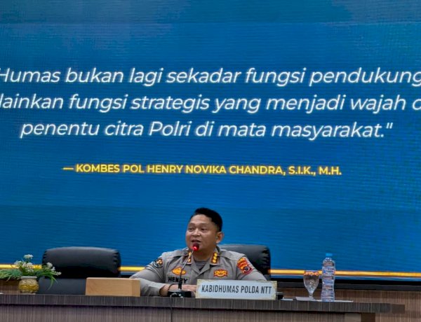 Kabidhumas Polda NTT Ingatkan Bahaya Konten AI Manipulatif, Pers dan Masyarakat Diminta Utamakan Verifikasi Informasi