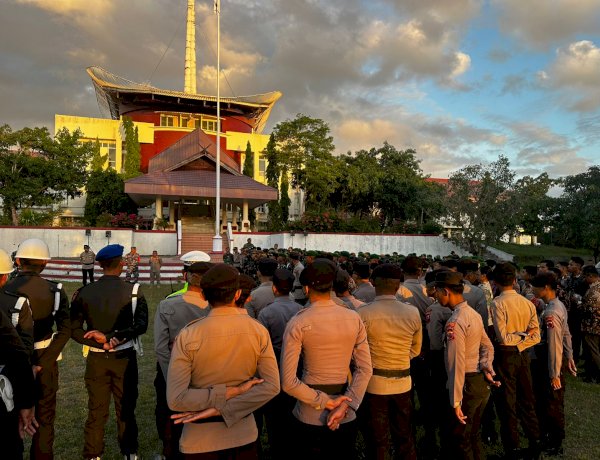 Dirpamobvit Polda NTT Pastikan Pengamanan RI 2 di Rote Ndao Siap, Apel Gelar Pasukan Digelar Libatkan TNI-Polri dan Instansi Terkait