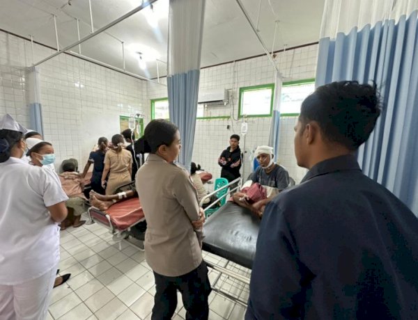 Respon Cepat Polres TTU Selamatkan Tiga Korban Dugaan Penganiayaan Massa di Fafinesu