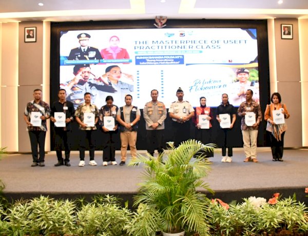 Penutupan Pelatihan USEFT, Kapolda NTT Serahkan Sertifikat Peserta dan Teken MoU dengan Ditjenpas NTT