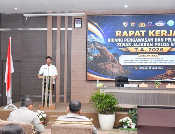 Irwasda Polda NTT Buka Rakerwas dan Diklat Siwas Tahun 2026, Perkuat Pengawasan Internal Berbasis Digital