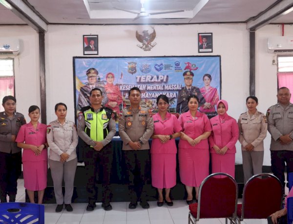 Sambut Hari Bhayangkara ke-80, Polres Belu Gelar Terapi Kesehatan Mental Massal USEFT bagi Personel dan Bhayangkari