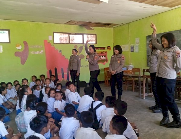 Kepedulian Kapolda NTT Pulihkan Trauma Anak Korban Konflik Sosial di Adonara Timur Lewat Trauma Healing dan Terapi USEFT