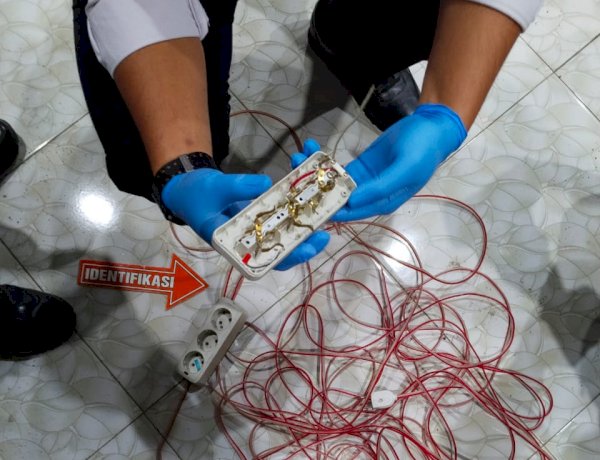 Polres TTS Lakukan Olah TKP Kematian Pekerja Bangunan Diduga Akibat Tersengat Listrik