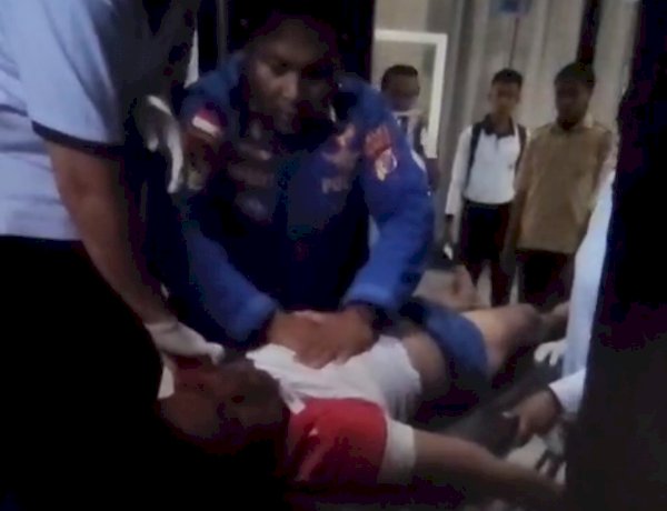 Sigap Selamatkan Warga Tenggelam, Bripka Hubertus Nonga Anggota Ditpolairud Polda NTT  Beri Pertolongan Pertama hingga Evakuasi ke Rumah Sakit