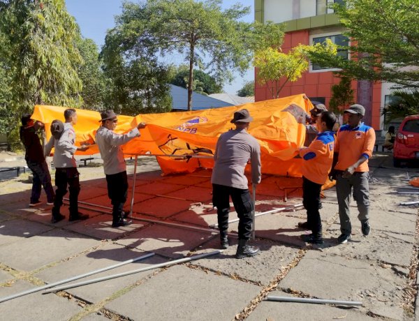 Situasi Terkini Pascagempa Bumi di Kabupaten Sikka, Dua Orang Meninggal Dunia, Polri -TNI dan BPBD Dirikan Posko Darurat