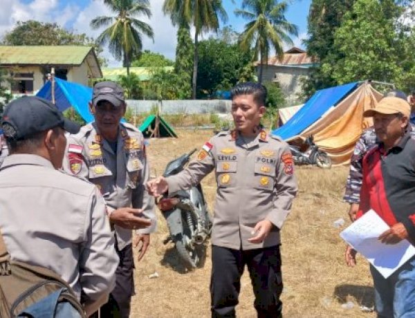 Kapolres Manggarai Turun Langsung Pantau Pengungsi Gempa di Reok, Pastikan Bantuan dan Keamanan Terpenuhi