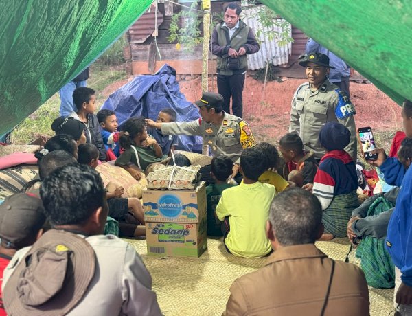 Menembus Duka Kuwus: Jejak Kemanusiaan Polsek Kuwus di Tengah Guncangan Gempa Kampung Ntalung