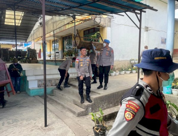 Pascagempa Manggarai, Polri Turun Tangan Siapkan Ruang Belajar Darurat bagi Siswa