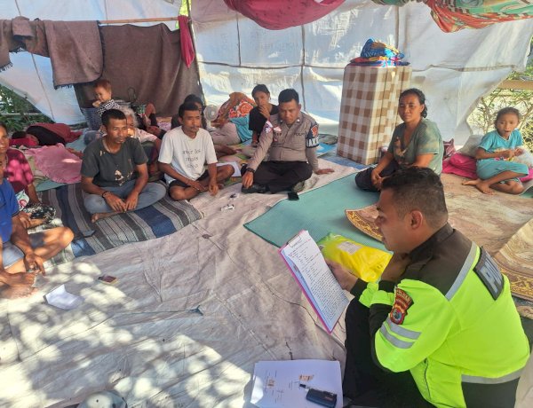 Polisi Mediasi Kecelakaan Lalu Lintas Libatkan Anggota Polri di Manggarai, Berakhir Damai Kekeluargaan
