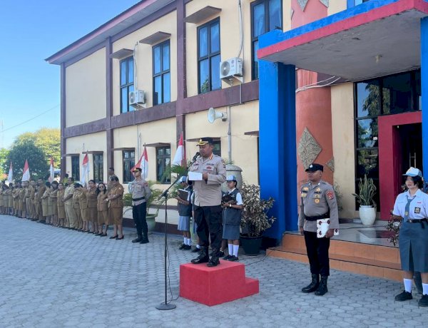 Polisi Hadir di Sekolah, Polda NTT Tanamkan Disiplin, Anti-Bullying dan Cerdas Bermedia Sosial