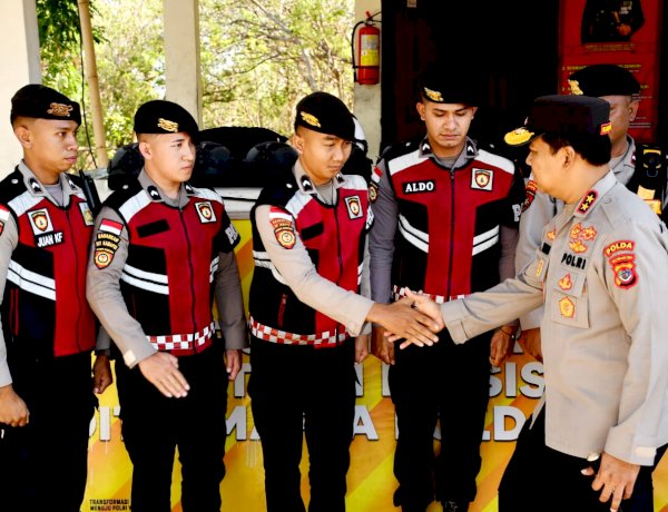 Kapolda NTT Tinjau Pos Shelter Penfui, Cek Kesiapsiagaan Personel Samapta