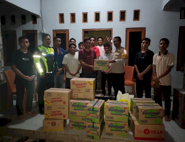 Di Tengah Krisis Pascagempa, Polsek Komodo Hadir Bawa Pangan untuk Biara SDV