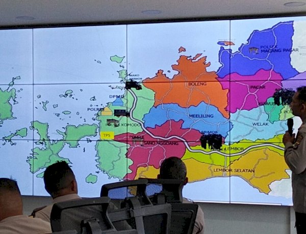 Sinergi Pengamanan Pilkades Serentak 2026, Polres Manggarai Barat Gelar Tactical Wall Game